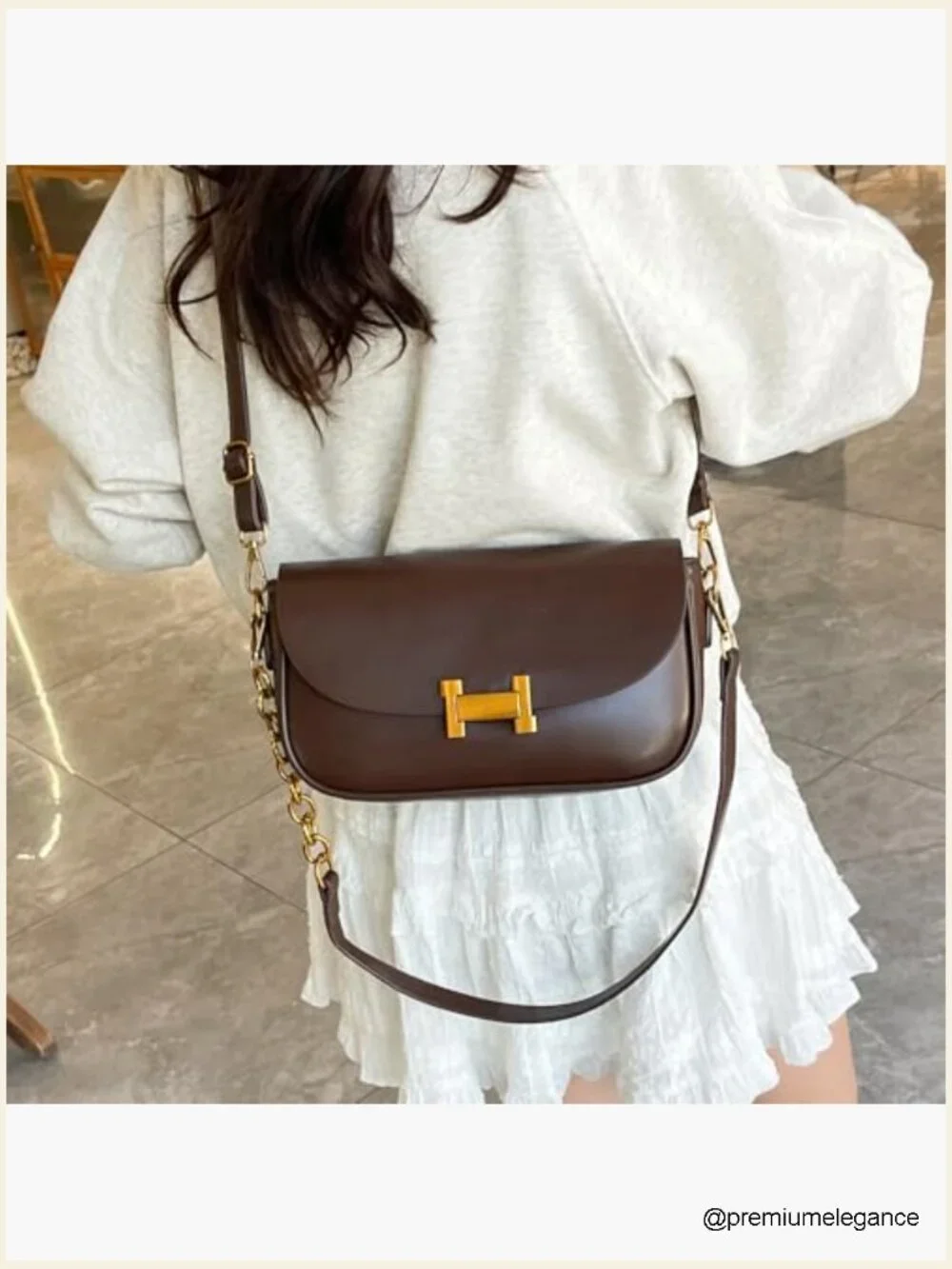 Vegan Leather Hobo Bag Crossbody Purse with 2 Removable Straps